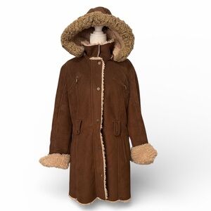 Vintage Braetan Faux Suede Fur Penny Lane Coat